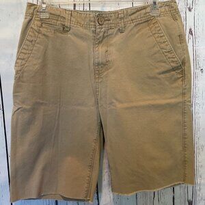 LUCKY BRAND MIMIC CUT OFF KHAKI SHORTS • YOUTH BOY SIZE 18